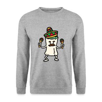 Du Mexique avec amour - Sweat-shirt Unisexe - gris chiné - Devant - Alina (178cm) & Michal (187cm)