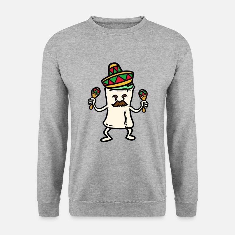 From Mexico with Love - Unisex Pullover - Weißgrau meliert