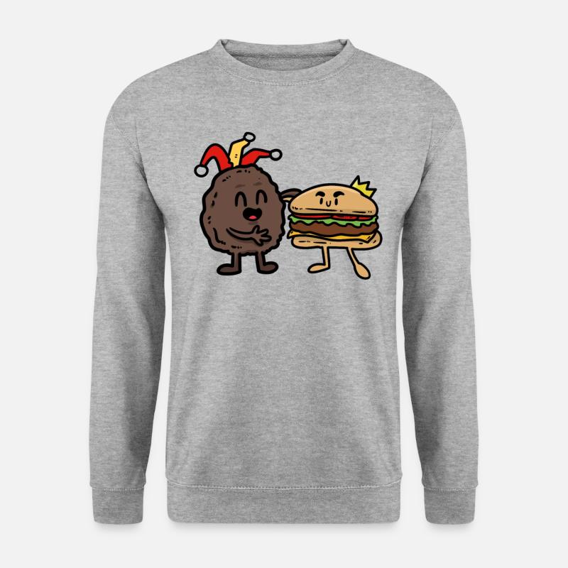 Burger friends - Unisex Sweatshirt - salt & pepper