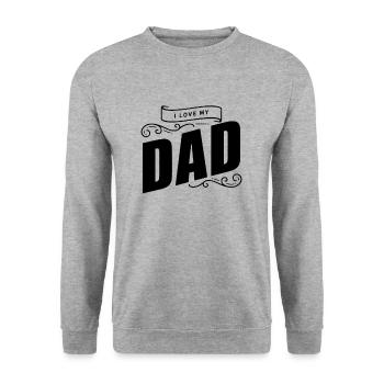 Fête des pères Fête des Pères Fête des Pères - Sweat-shirt Unisexe - gris chiné - Devant - Alina (178cm) & Michal (187cm)