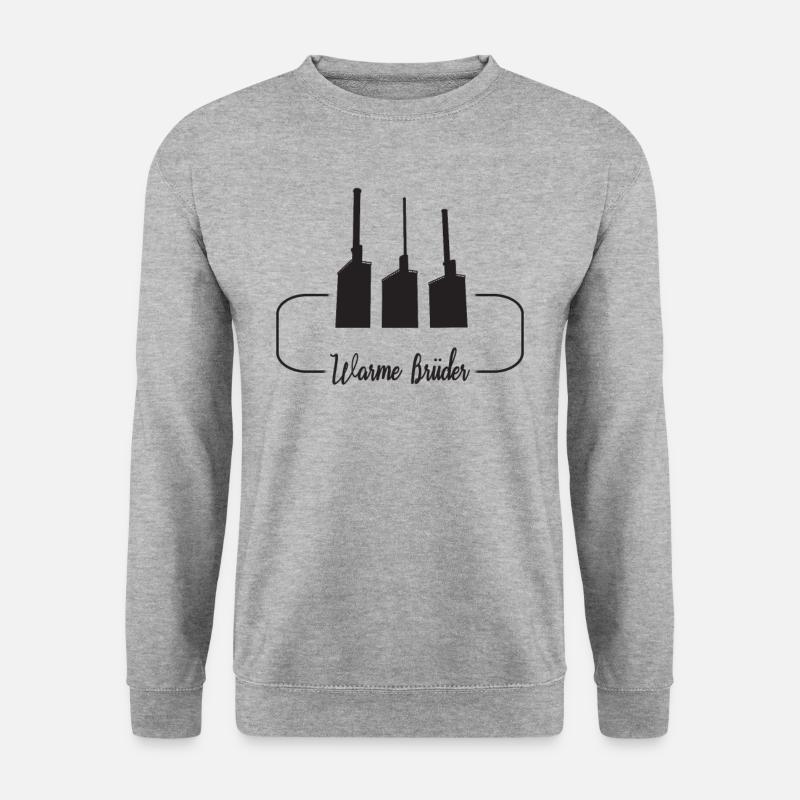 Kraftwerk Warme Brüder Hannover Linden - Unisex Pullover - Weißgrau meliert