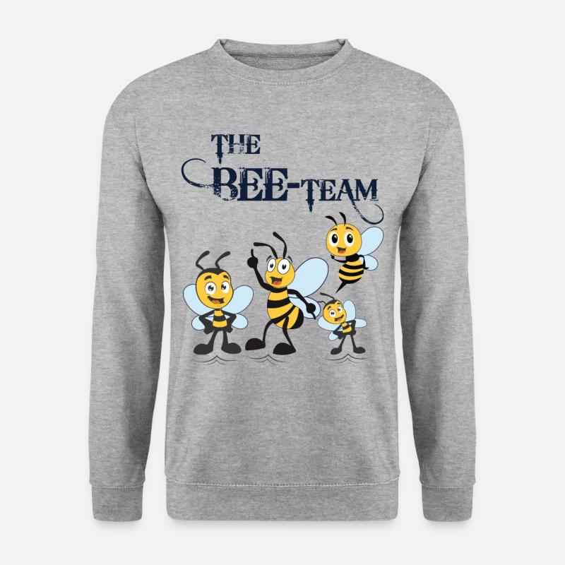 Bee team bees beekeepers - Unisex Sweatshirt - salt & pepper