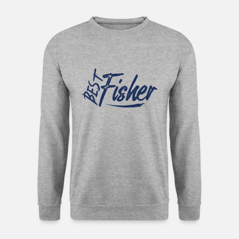Pêche pêche - Sweat-shirt Unisexe - gris chiné