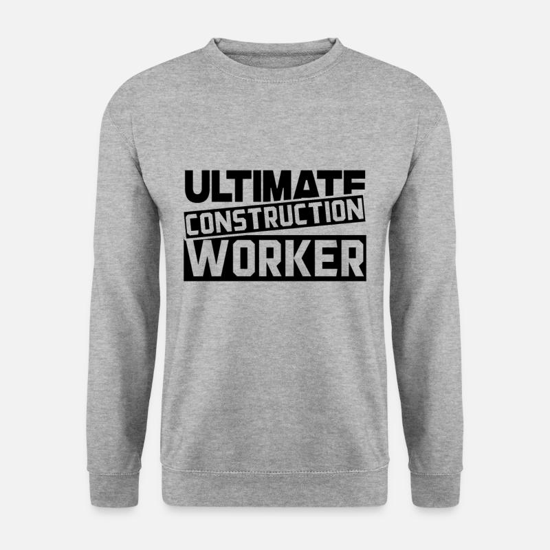 Construction worker - Unisex Sweatshirt - salt & pepper