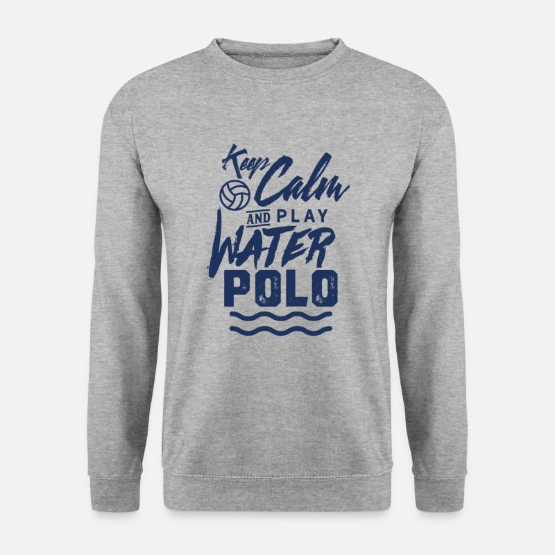 Wasserball - Unisex Pullover - Weißgrau meliert