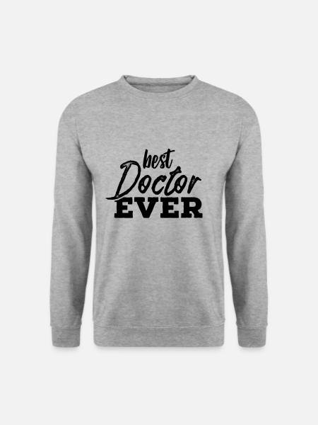 Médecin médecin - Sweat-shirt Unisexe - gris chiné