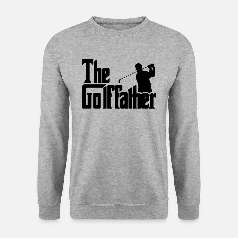 Der Golffather - Unisex Pullover - Weißgrau meliert