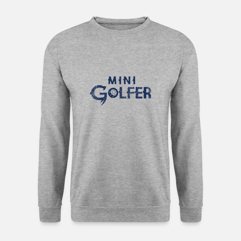 Minigolf Golf Golfing Golfer Golfing - Unisex Sweatshirt - salt & pepper