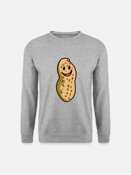 Happy Peanut Happy Nut Noix Cadeau - Sweat-shirt Unisexe - gris chiné