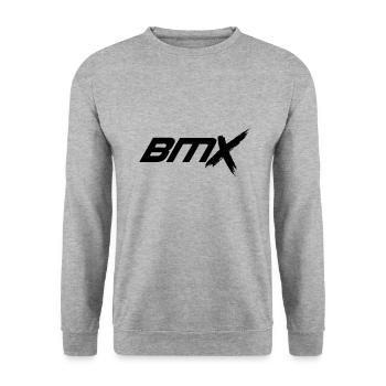 Freestyle BMX - Sweat-shirt Unisexe - gris chiné - Devant - Alina (178cm) & Michal (187cm)