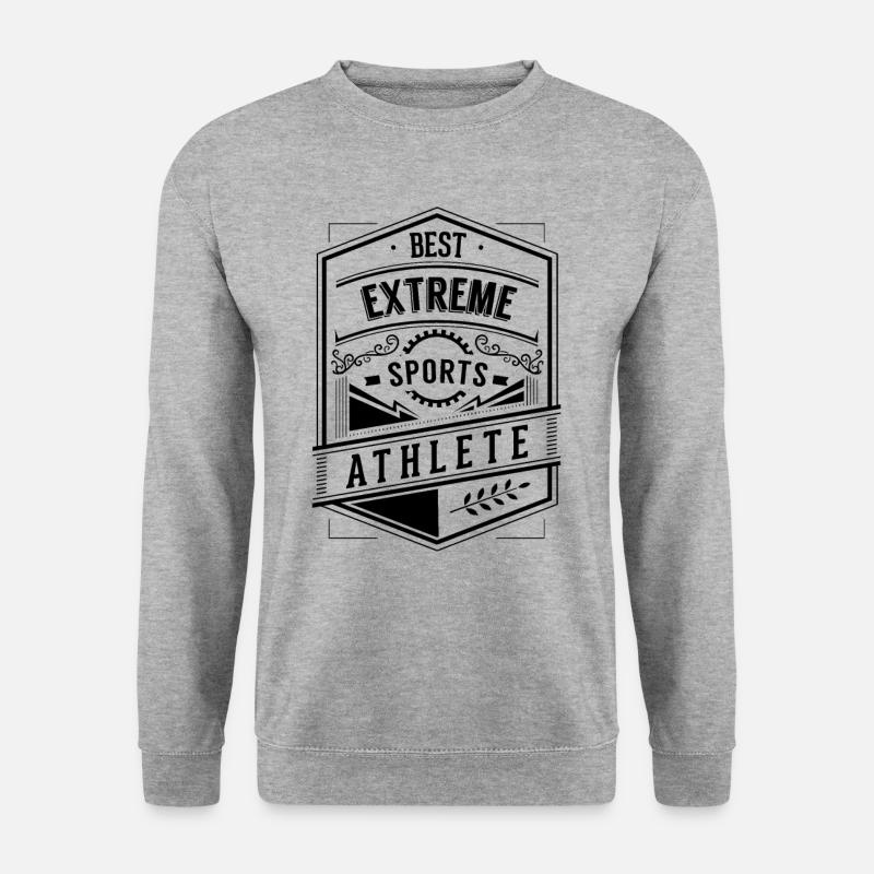 Extremsport - Unisex Pullover - Weißgrau meliert