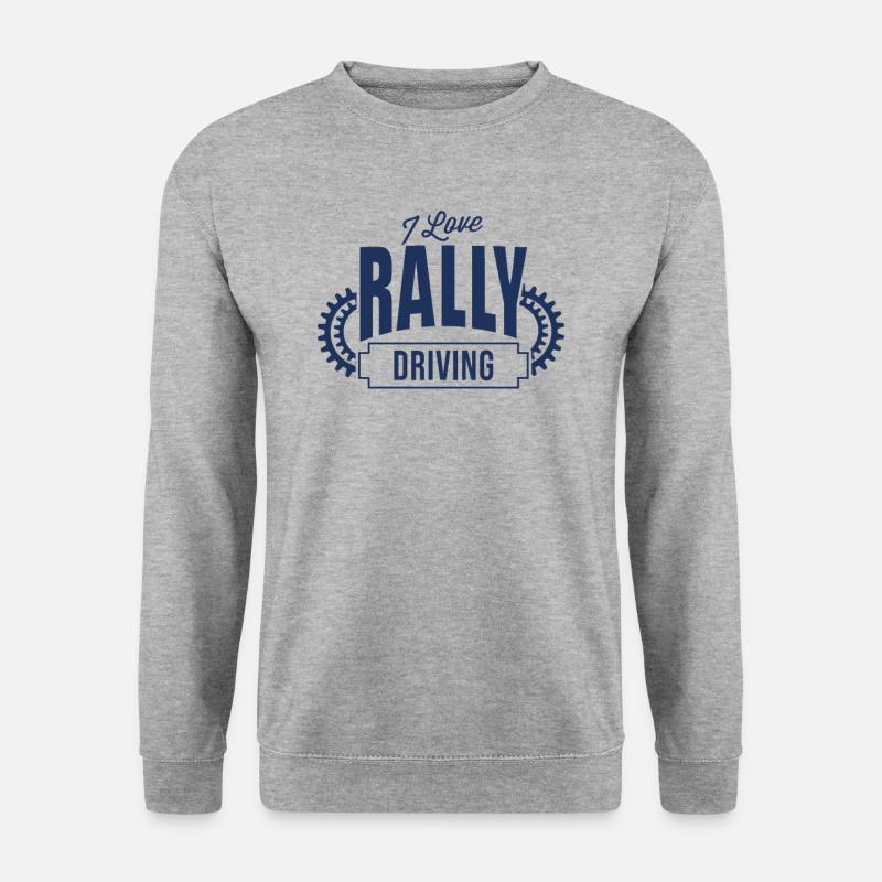 Rally - Unisex Pullover - Weißgrau meliert