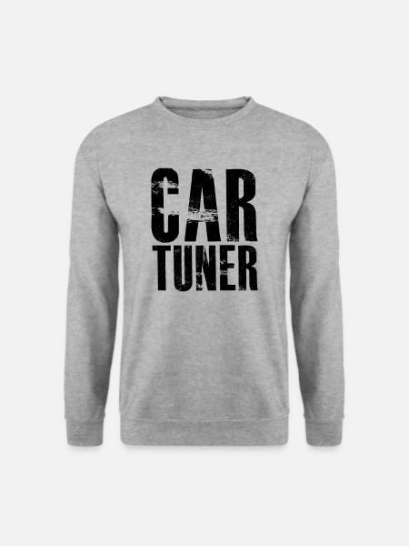 Auto tunen - Unisex Pullover - Weißgrau meliert