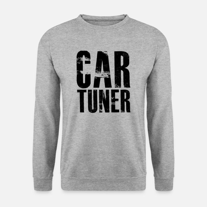 Auto tunen - Unisex Pullover - Weißgrau meliert