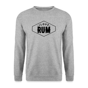 Alcohol Bar Drink Rum Lovers Drink Rums - Unisex Sweatshirt - salt & pepper - Front - Alina (178cm) & Michal (187cm)
