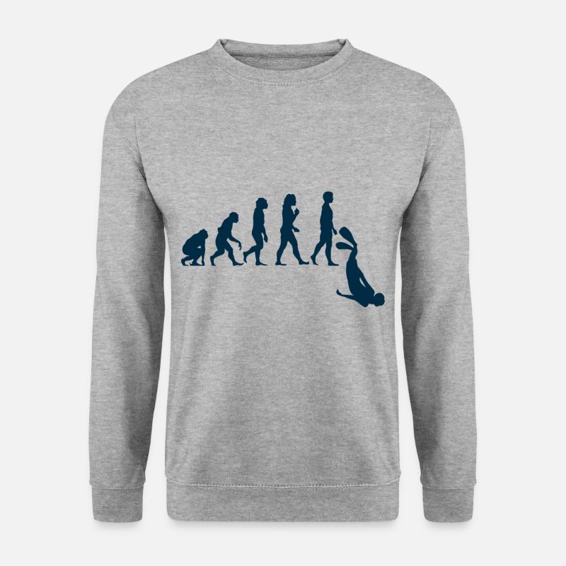 APNOE EVOLUTION cadeau de plongée en apnée - Sweat-shirt Unisexe - gris chiné