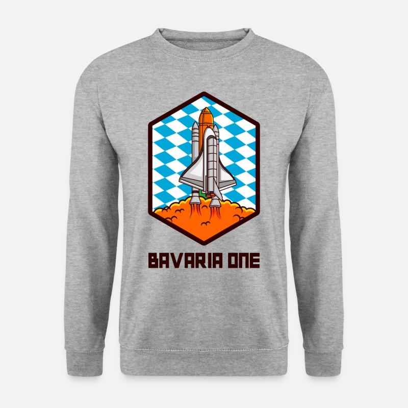 BAVARIA ONE Space Bavaria Gift - Unisex Sweatshirt - salt & pepper