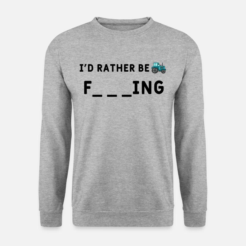 Farmer tractor - Unisex Sweatshirt - salt & pepper