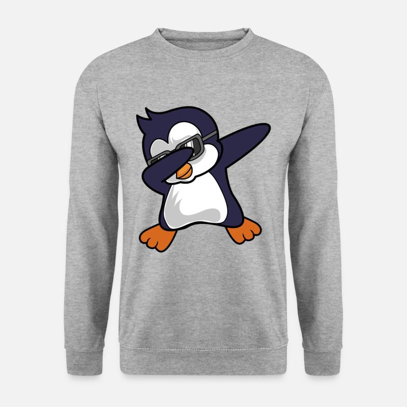 Penguin Dab - Unisex Sweatshirt - salt & pepper