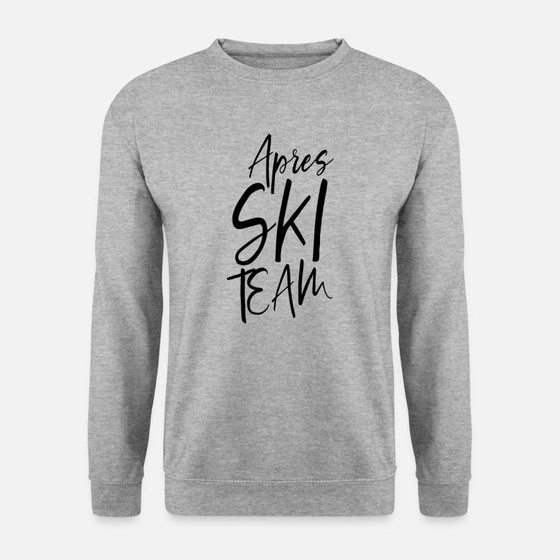 Apres Ski Team - Unisex Pullover - Weißgrau meliert