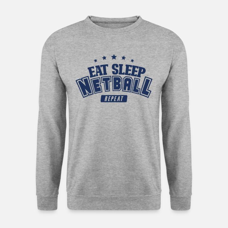 Netzball - Unisex Pullover - Weißgrau meliert