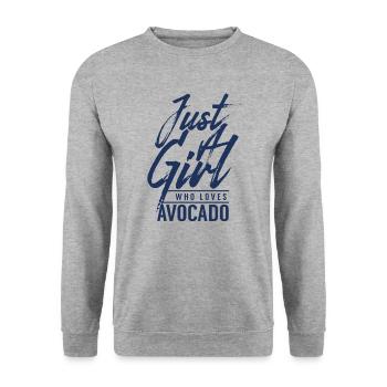 avocado - Unisex Sweatshirt - salt & pepper - Front - Alina (178cm) & Michal (187cm)