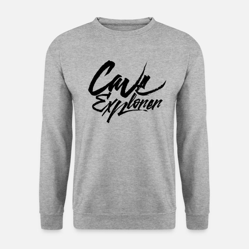 Team cave explorer cave explorer - Sweat-shirt Unisexe - gris chiné