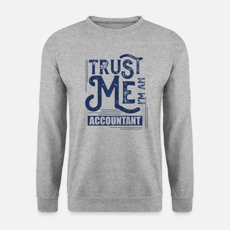 comptable - Sweat-shirt Unisexe - gris chiné