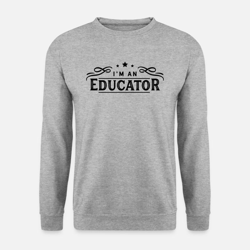 educator - Unisex Sweatshirt - salt & pepper