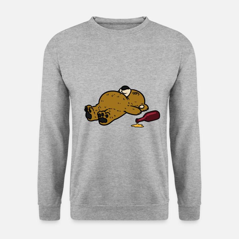 Drunk bear - Unisex Sweatshirt - salt & pepper