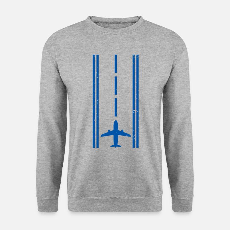 Pilot pilot gift - Unisex Sweatshirt - salt & pepper