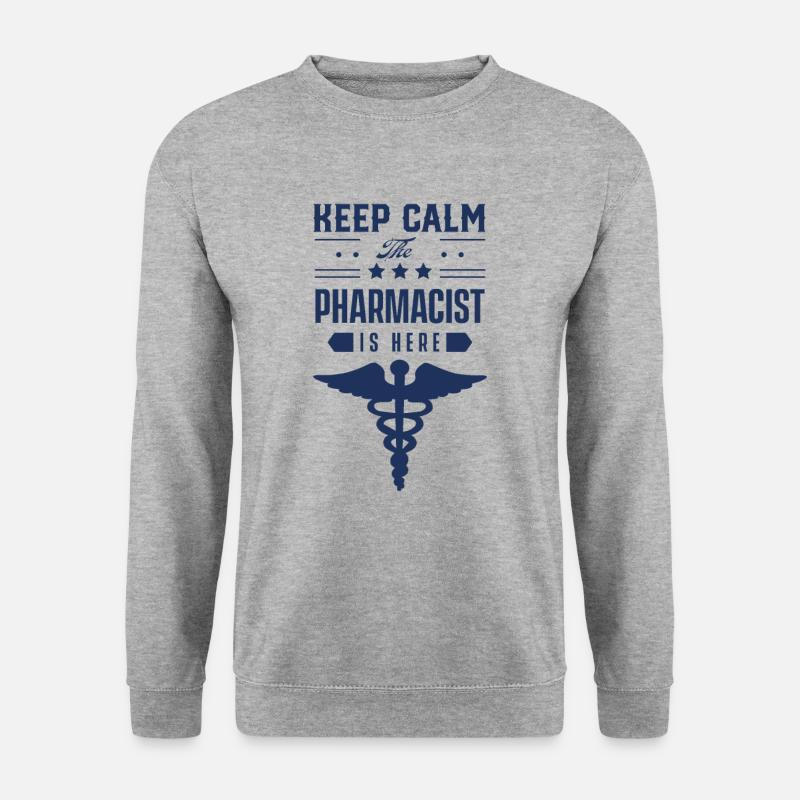 Pharmacist pharmacist medicine team - Unisex Sweatshirt - salt & pepper