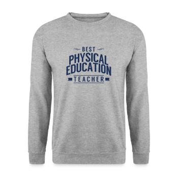 Physical education teacher - Unisex Sweatshirt - salt & pepper - Front - Alina (178cm) & Michal (187cm)