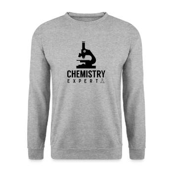 Chimiste chimiste scientifique - Sweat-shirt Unisexe - gris chiné - Devant - Alina (178cm) & Michal (187cm)