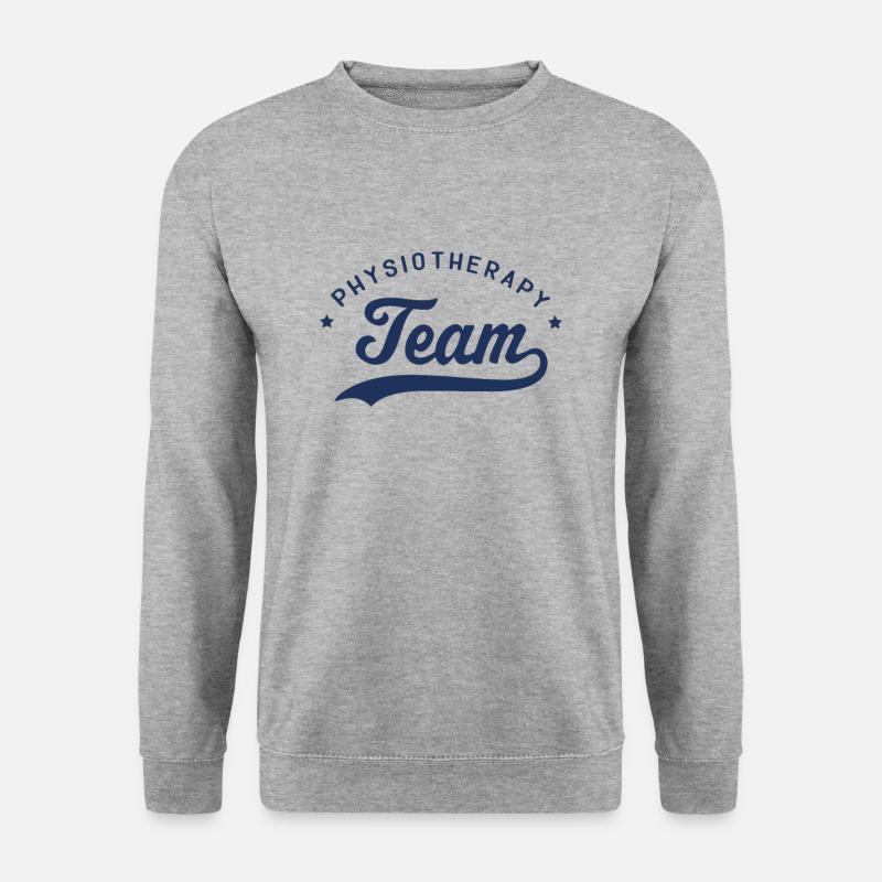 Physio team physiotherapist profession physiotherapy - Unisex Sweatshirt - salt & pepper