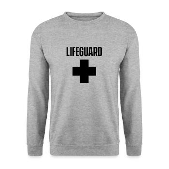 Sauveteurs sauveteurs nageurs sauveteurs - Sweat-shirt Unisexe - gris chiné - Devant - Alina (178cm) & Michal (187cm)