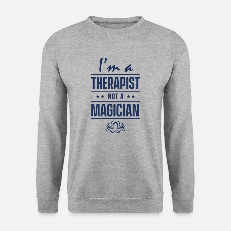 Team Praxis Therapeutin Therapeut Therapie - Unisex Pullover - Weißgrau meliert
