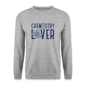 Chemistry chemist team chemical chemist - Unisex Sweatshirt - salt & pepper - Front - Alina (178cm) & Michal (187cm)
