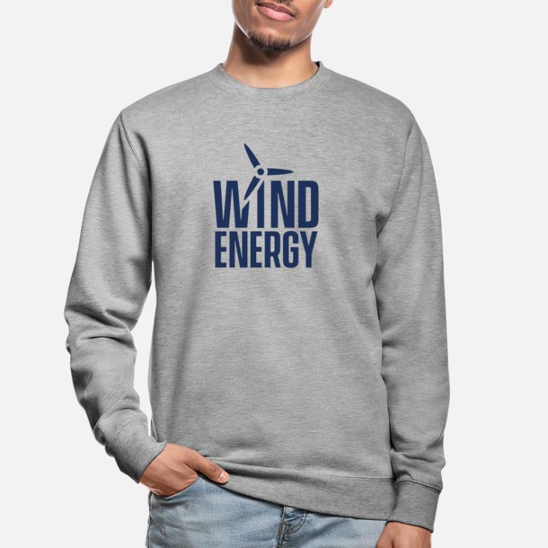 Éolienne éolienne énergie éolienne énergie éolienne éolienne Sweat-shirt Unisexe