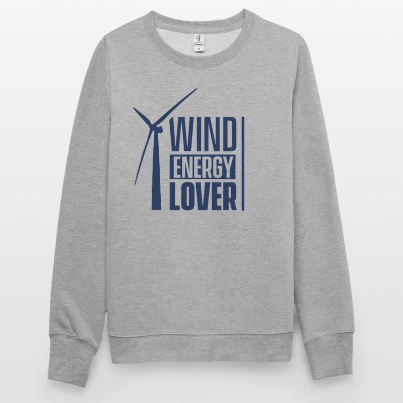 Éolienne énergie éolienne énergie éolienne éolienne éolienne Sweat-shirt Unisexe