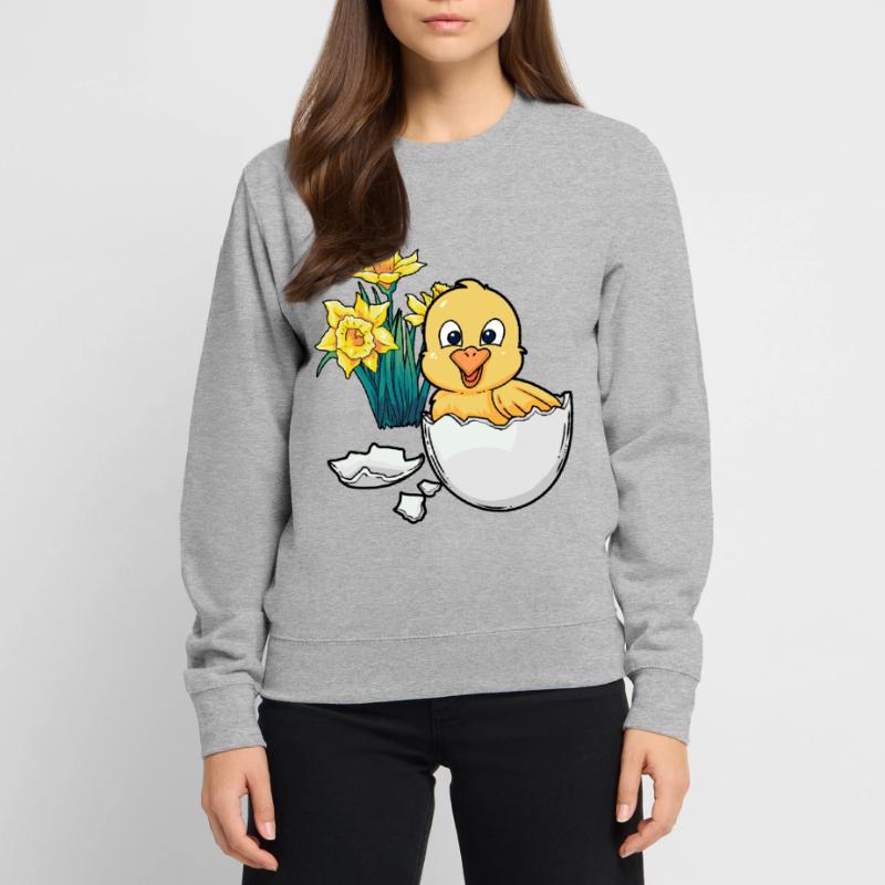 Joyeux Easter Chicks Easter Egg Kids Bébé Chick Egg Egg Sweat-shirt Unisexe