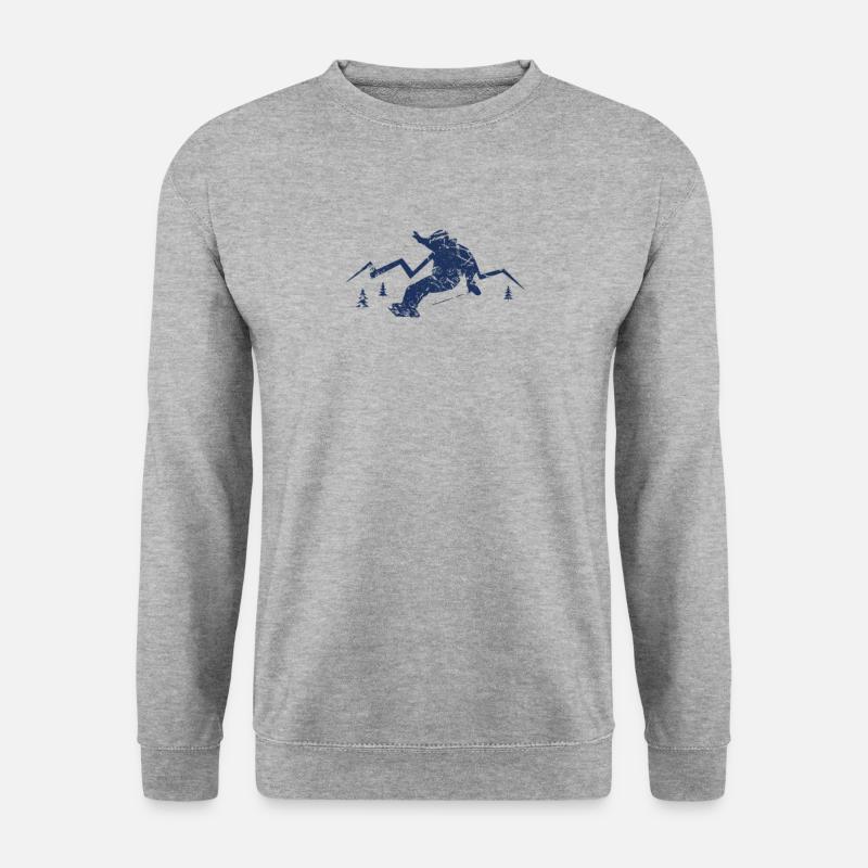 Snowboard snowboarder snowboarding snowboarding - Unisex Sweatshirt - salt & pepper