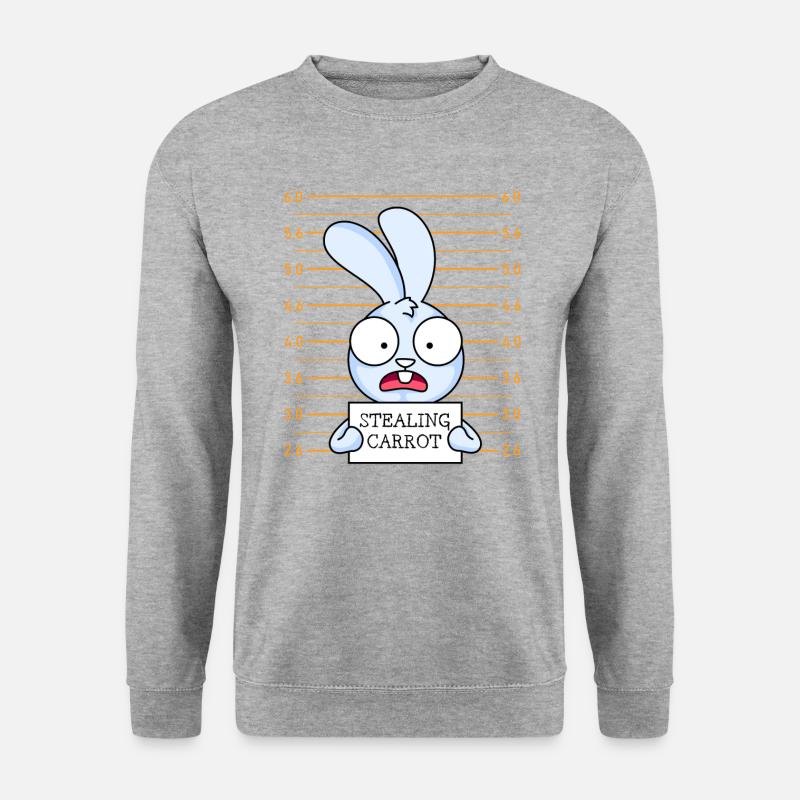 Cute rabbit - Unisex Sweatshirt - salt & pepper