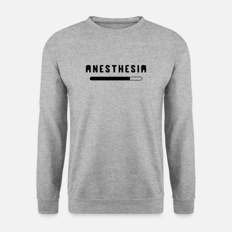 Anästhesist Narkosearzt Narkose Anästhesie Beruf - Unisex Pullover - Weißgrau meliert