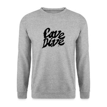 Cave Diving Cave Cave Diver Cave Diving - Unisex Sweatshirt - salt & pepper - Front - Alina (178cm) & Michal (187cm)