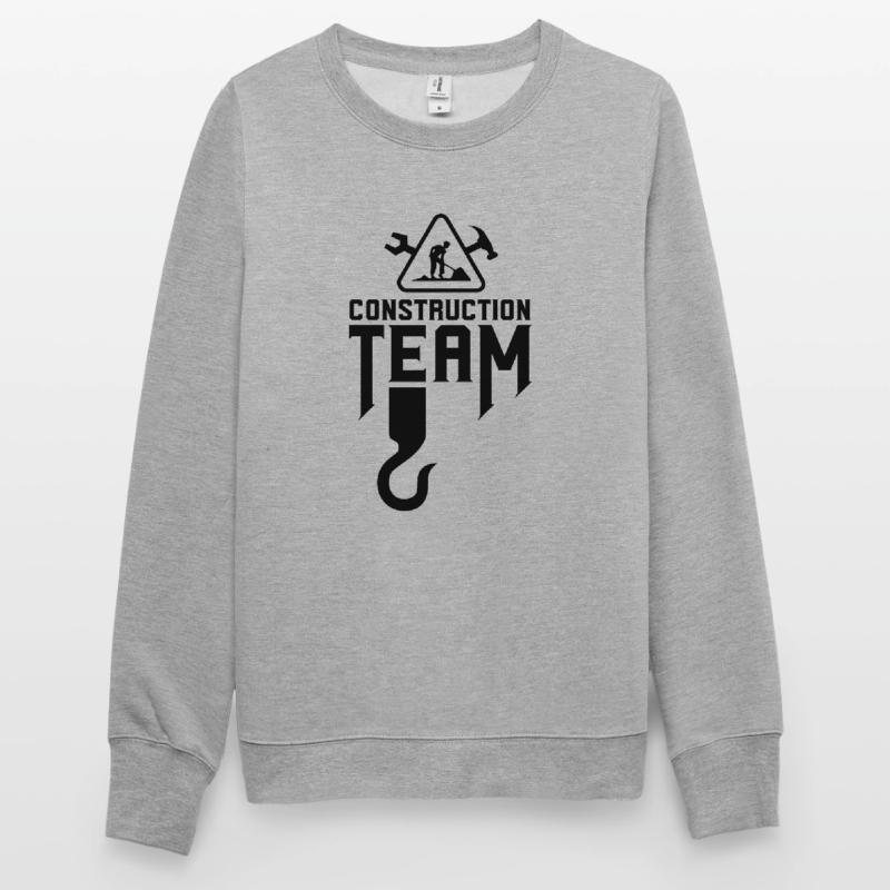 Construction site team construction workers building construction sites Unisex Sweatshirt