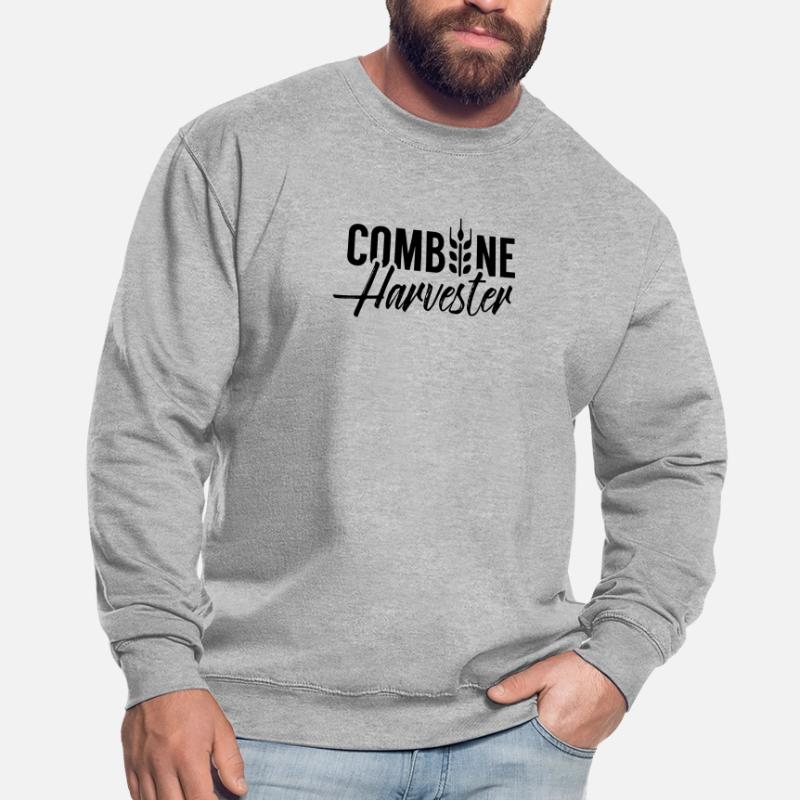 Moissonneuses-batteuses chauffeur moisson machine agricole moissonneuse-batteuse Sweat-shirt Unisexe