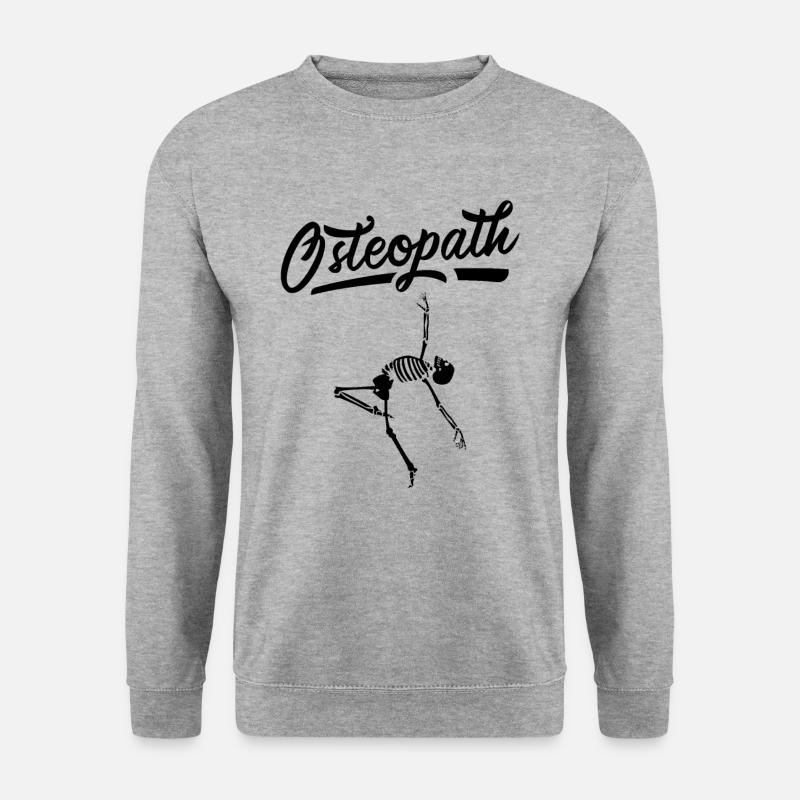 Osteopath Chiropractic Osteopath Osteopathy - Unisex Sweatshirt - salt & pepper