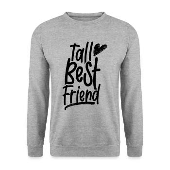 Grand Ami Ami Amis - Sweat-shirt Unisexe - gris chiné - Devant - Alina (178cm) & Michal (187cm)