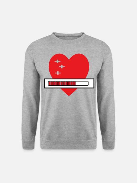 Santé Cardiaque - Sweat-shirt Unisexe - gris chiné